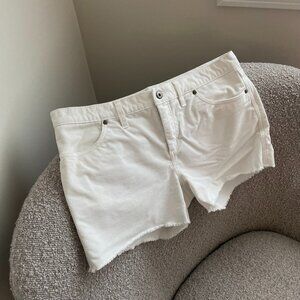 Carve Designs white corduroy shorts, size 10